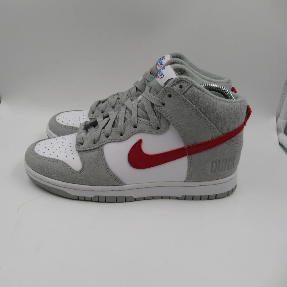 Nike Dunk High Athletic Club Light Smoke Grey University Red DJ6152-001 Mens 7.5